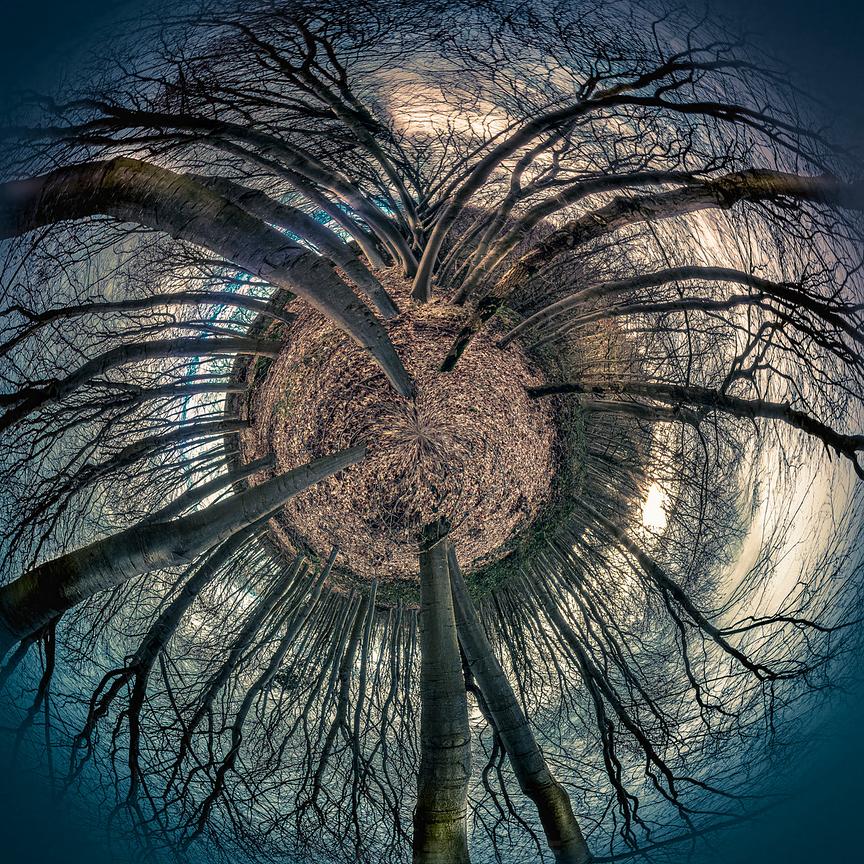 « Le Centre du Silence », photographie de la série Planètes Imaginaires de Paul Marnef