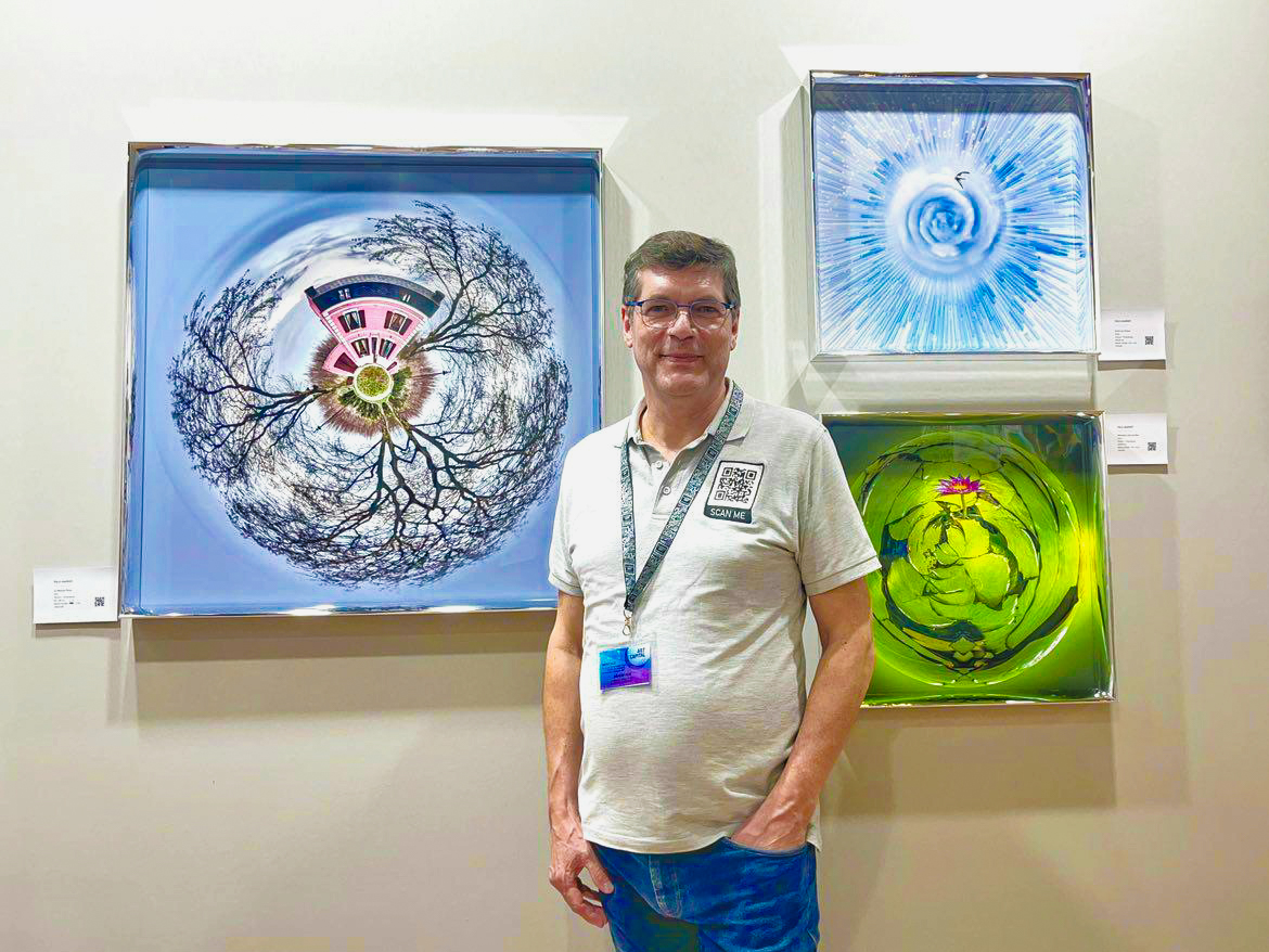 Paul Marnef, Fine Art Photographer, at the Grand Palais in Paris