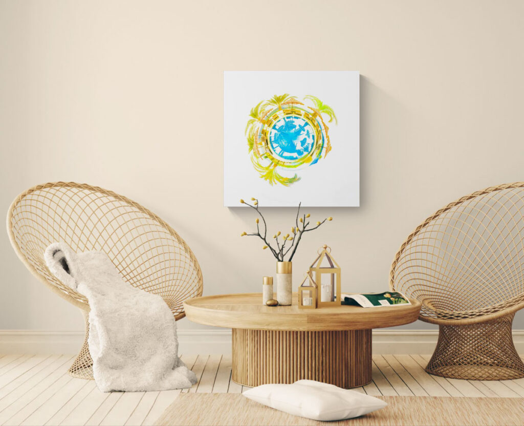 Poolside Oasis – artwork in context
