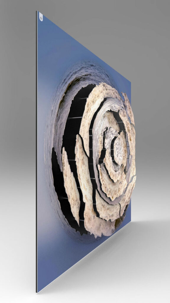 La Vague – Photo 3D – œuvre en situation