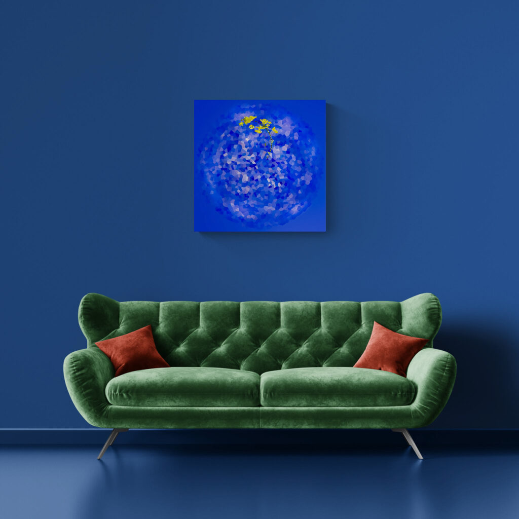 Le Colza du Bleu – œuvre en situation