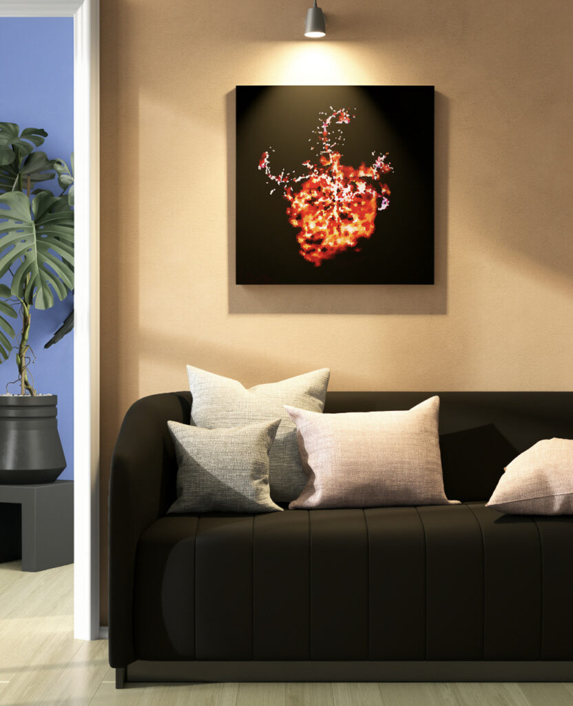 Floral Blaze – artwork in context